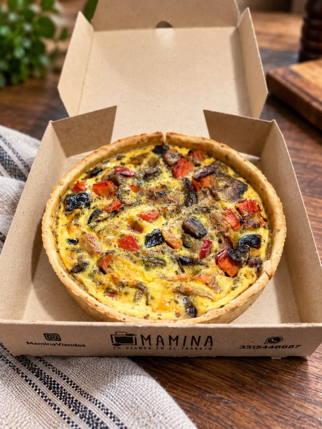 Vianda Mamina lista para resolver una comida