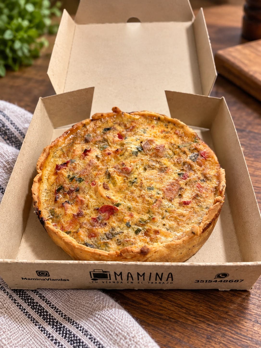 Plato Mamina Fit con proteína y acompañamiento